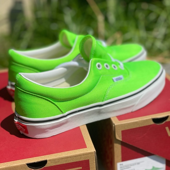 New Vans Era Neon Gecko/Tr wht - Picture 2 of 9